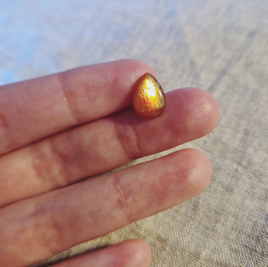 Cabochon - Pierre de soleil (7mm) - Joie de vivre