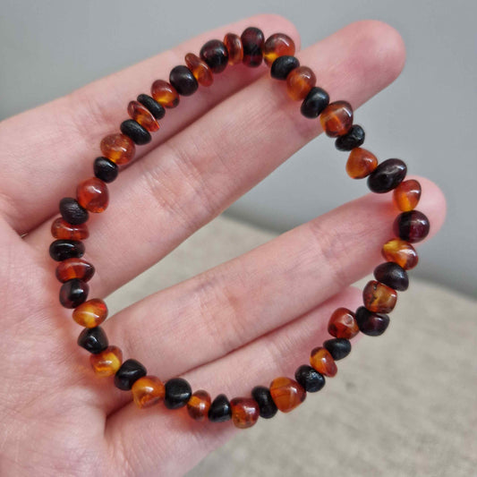 Bracelet Ambre cognac ~ Chaleur