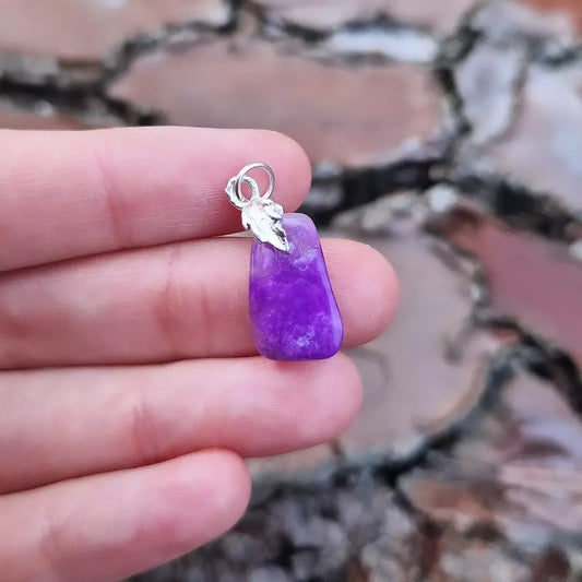 Pendentif (argent 925) - Sugilite - Guidance