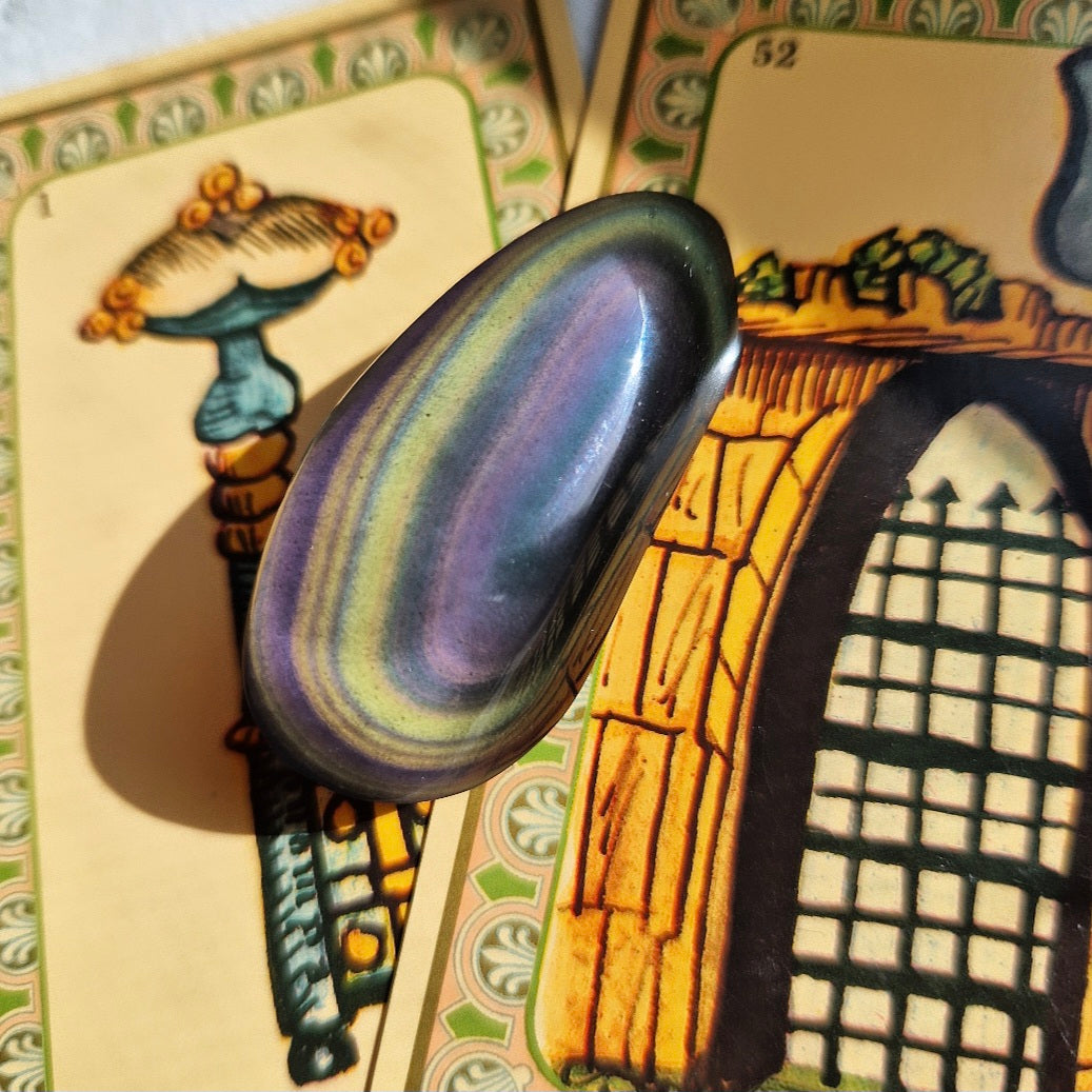 Cabochon d'Obsidienne œil céleste ~ Puissance