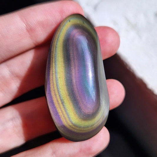 Cabochon d'Obsidienne œil céleste ~ Puissance