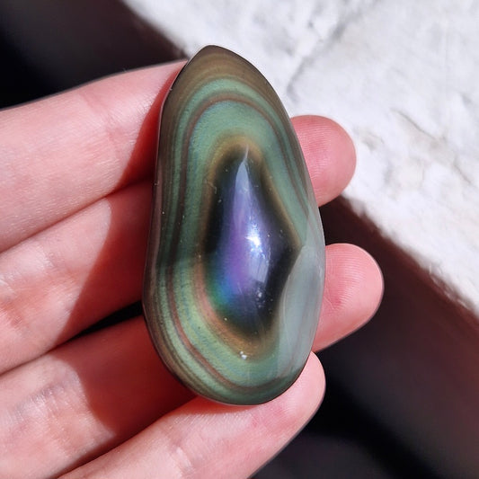 Cabochon d'Obsidienne œil céleste ~ Puissance