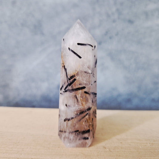 Pointe - Quartz tourmaline - Rééquilibrage énergétique