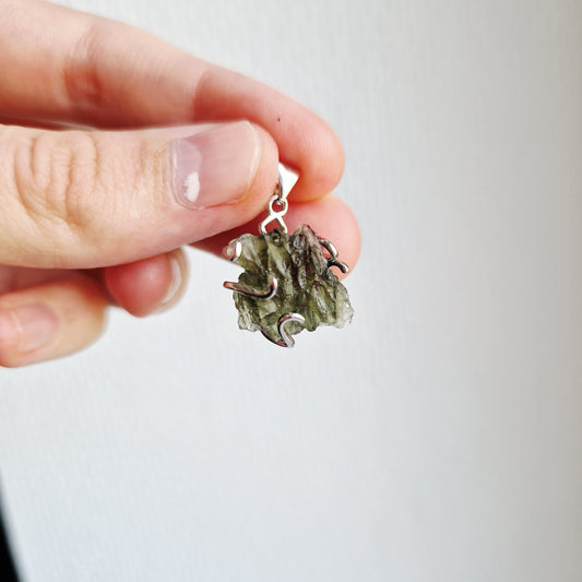 Pendentif - Moldavite (Besednice, Jezkovna) - Éveil spirituel [4]