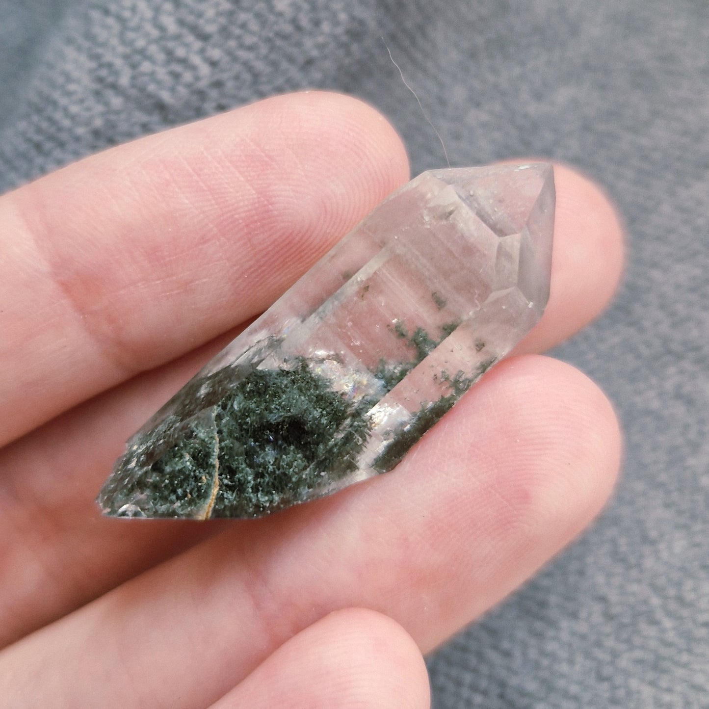 Pointe naturelle - Quartz chlorite - Libération