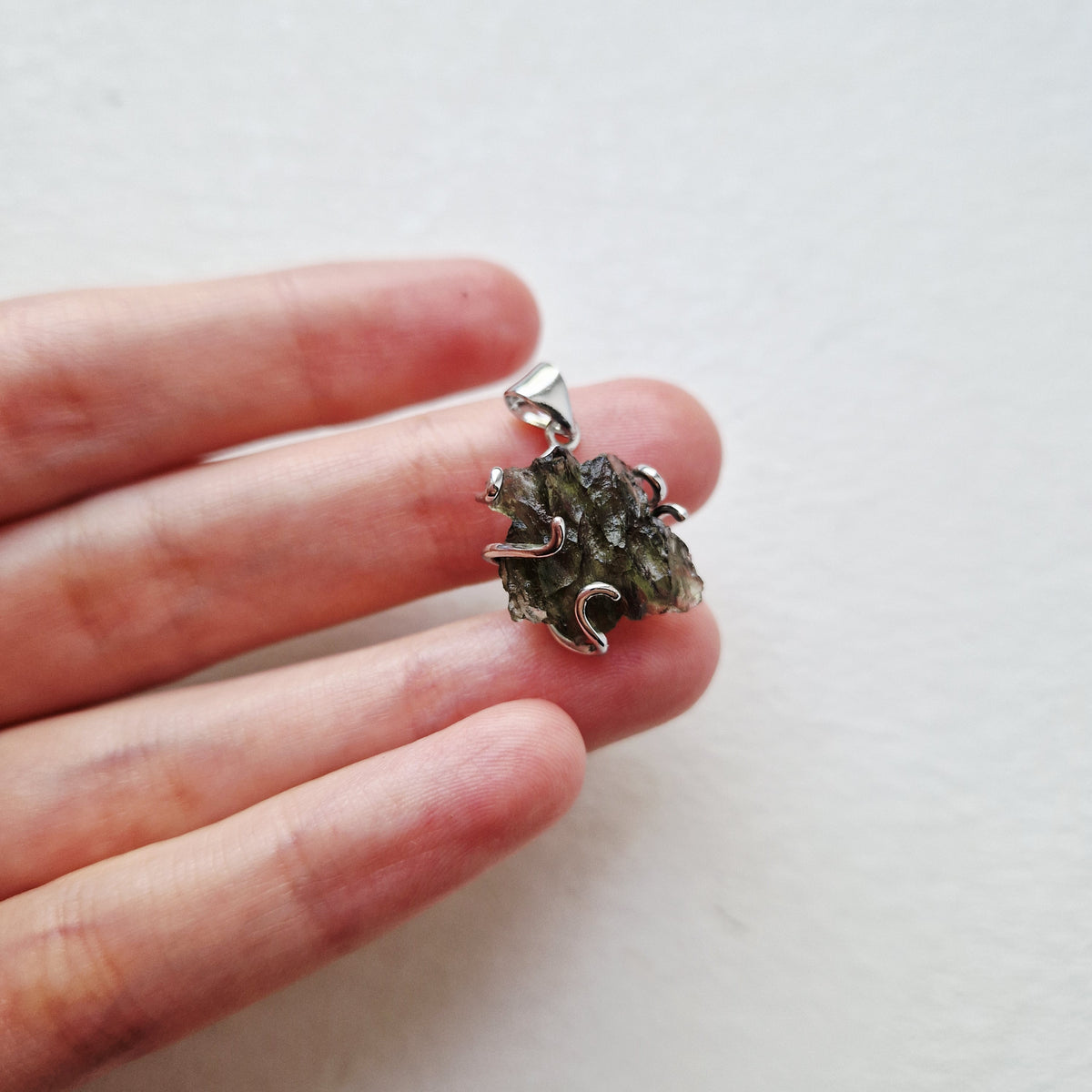 Pendentif - Moldavite (Besednice, Jezkovna) - Éveil spirituel [4]