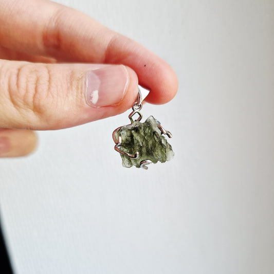 Pendentif - Moldavite (Besednice, Jezkovna) - Éveil spirituel [4]