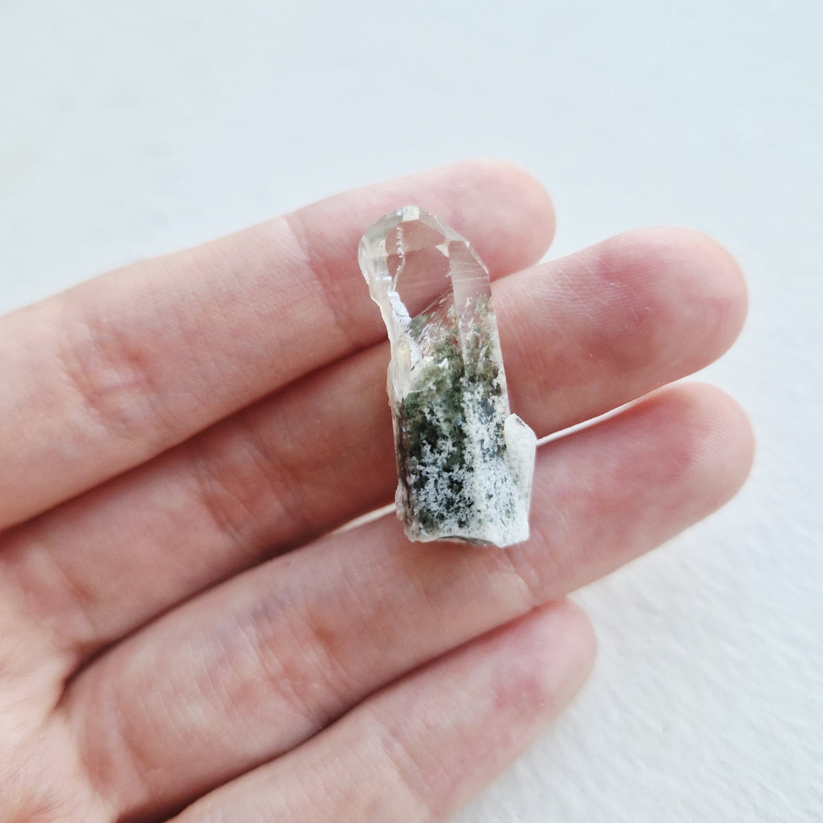 Pointe naturelle - Quartz chlorite - Libération