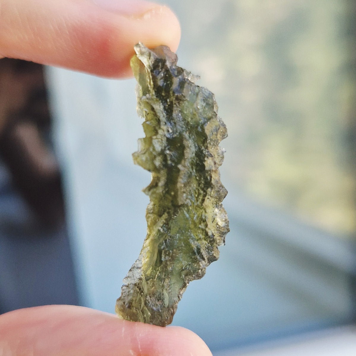 Cristal - Moldavite (Besednice, Angel Chime, 3,60g) - Éveil spirituel [1]
