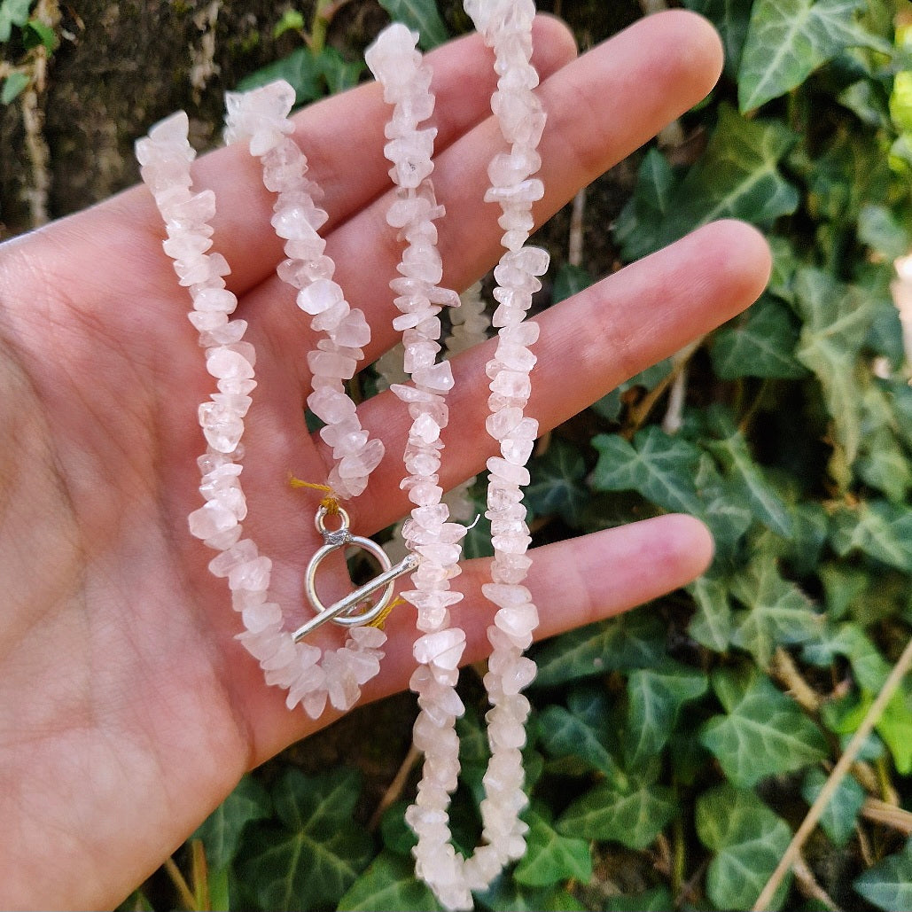 Collier - Quartz rose - Douceur