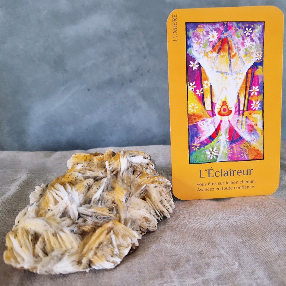 Galène sur barytine (pièce de collection)