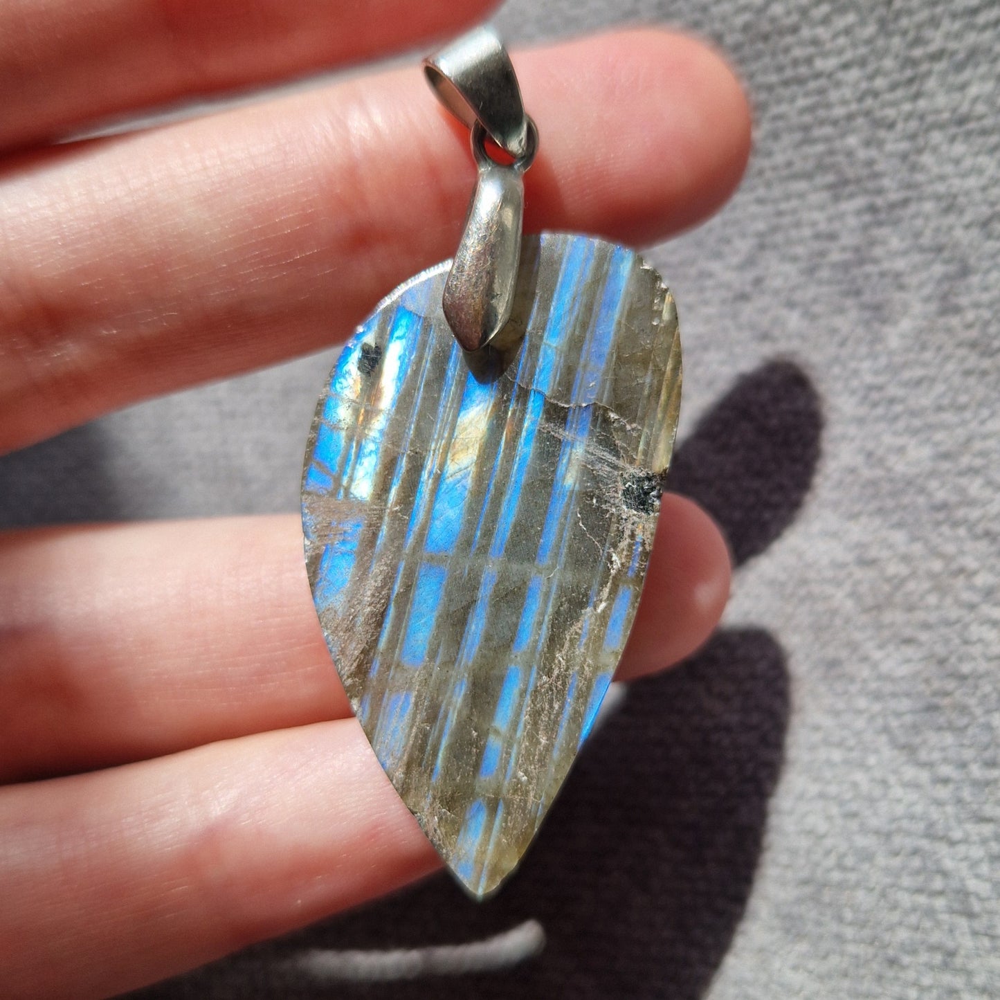 Pendentif - Labradorite bleue - Protection
