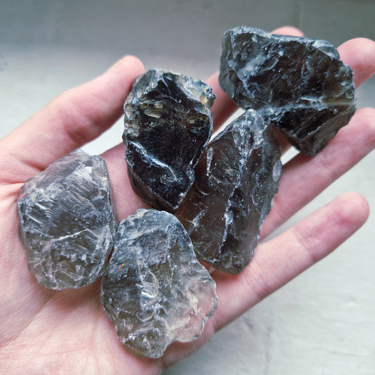 Pierre brute - Quartz fumé - Ancrage